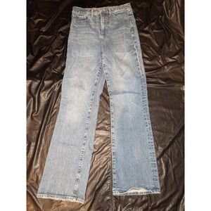 Express 90s Boot High Rise Light Wash Denim Jeans Women Size 4R
